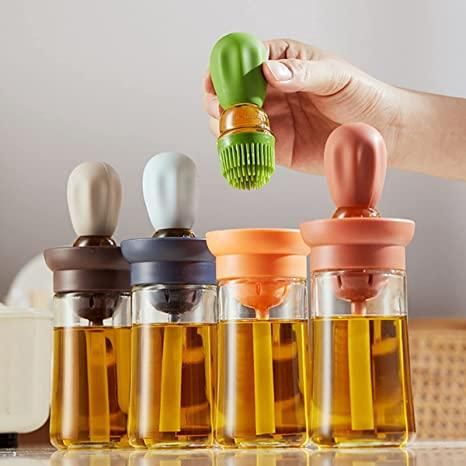 2-in-1 Oil Dispenser with Brush